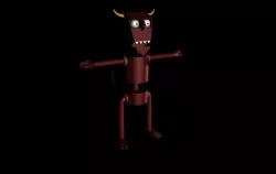 Devil Robot Futurama Low-poly 3D model
