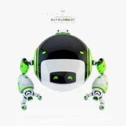 Dog walker IV bot 3D model