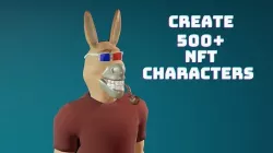 Donkey Man - 3d NFT Characters Low-poly 3D model