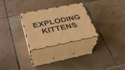 Exploding Kittens Storage Box, Laser-Cut