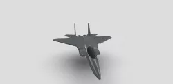 F-15 Eagle Low-poly 3D model