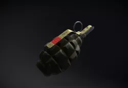 F1 Grenade Low-poly 3D model