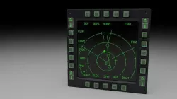F16 Multi Function Display - MFD 3D model
