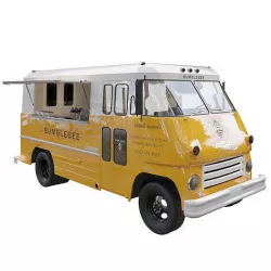Food truck chevrolet 3D model