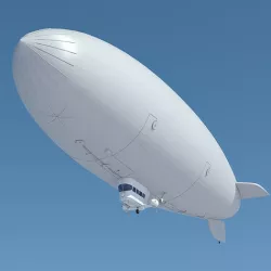 Generic Blimp Airship 3D model