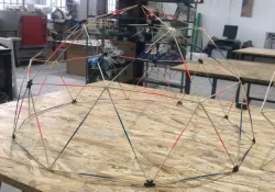 Geodesic dome hubs