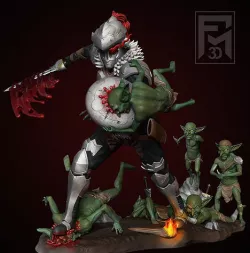 Goblin Slayer Diorama 3D model