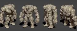 Golem Elemental 3D model