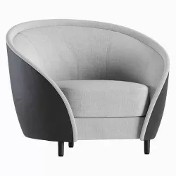 Gubi Revers Accent Chair 3D model
