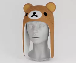 Hat - Kawaii Bear Funny Cartoon Stylized Metaverse Low-poly 3D model