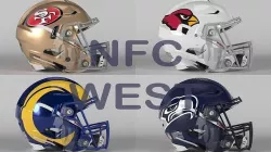 Helmet Football NFL NFC West Collection PBR 3D model 3D model