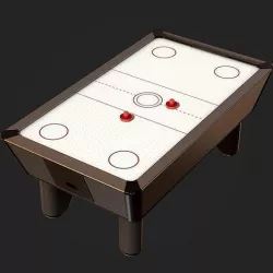 Hockey Table Low-poly 3D model