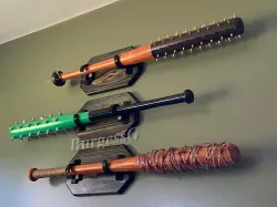 Horizontal Baseball Bat Wall Mount / Adjustable