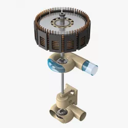 Hydropower Francis Turbine Generator  3D model