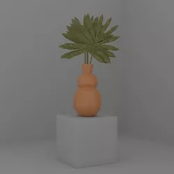 Interior  Pot 3d modeling 3D model