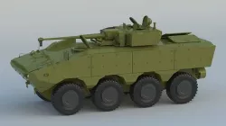 Iveco SuperAV 8x8 Armored Vehicle 3D model