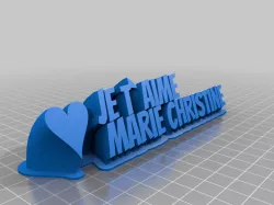 je t' aime marie christine