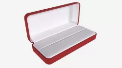 Jewelry box rectangle open 3D model