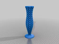 Knitted Fluted Vase
