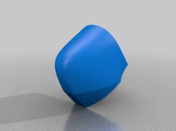 Large visor die for Keeper's protogen