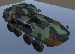 LAV-25 very low-poly 3D model Low-poly 3D model