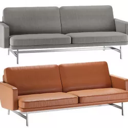 Lissoni Sofa by Fritz Hansen 3D model