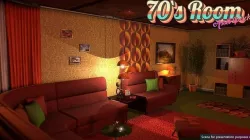 Low Poly 70s Room Pack Low-poly 3D model