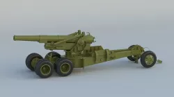 M115 Howitzer 3D model