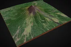 Mayon Volcano 3D model