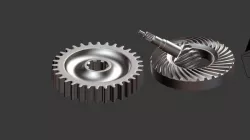 mechanical gears  3D model