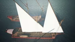 Medieval Galley  Low-poly 3D model