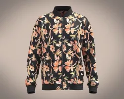 Mens Printes Bomber Jacket  3D model