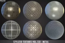 Metal Vol 133 - Stylized Textures Texture
