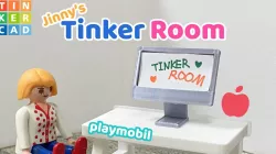 Miniature Computer Mac for Playmobil with Tinkercad