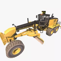 motor grader 3D model