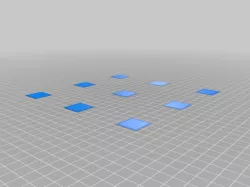 My Customized Bed Leveling Calibration Test Object (Parametric)