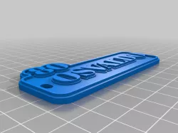 My Customized Multiline Tag or Keychain