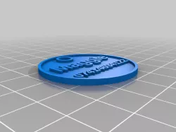 My Customized Round Dog Tag more prounouced
