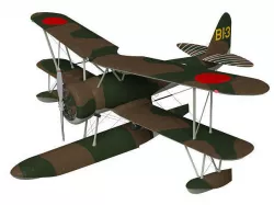 Nakajima  E8N Dave 3D model