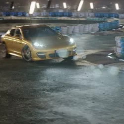 Night Drifting Car Track Vehicle Ride Drift Race Light 3D model