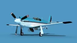 North American A-36A Apache S01 Racer 3D model