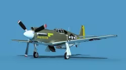 North American A-36A Apache V01 USAAF 3D model