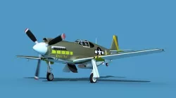 North American A-36A Apache V03 USAAF 3D model