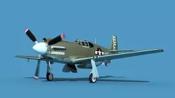 North American A-36A Apache V04 USAAF 3D model