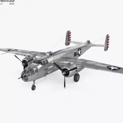 North American B-25 Mitchell 3D model