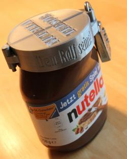 3D Print of Nutella Glass Candy Dispenser by fabiofortunato1