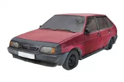 Old Car 3 Scan Low-poly 3D model