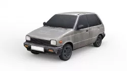Old Car 4 Scan Low-poly 3D model