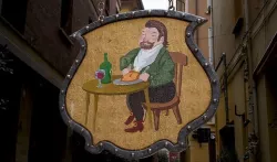 Old Tavern Street Sign 4K and 8K Low-poly 3D model