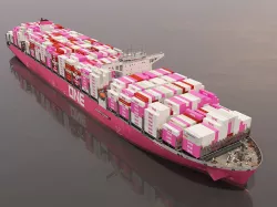 ONE Container ship 3D model